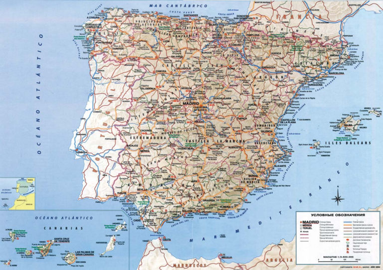 Maps Of Spain Detailed Map Of Spain In English Tourist Printable Map Of The United States