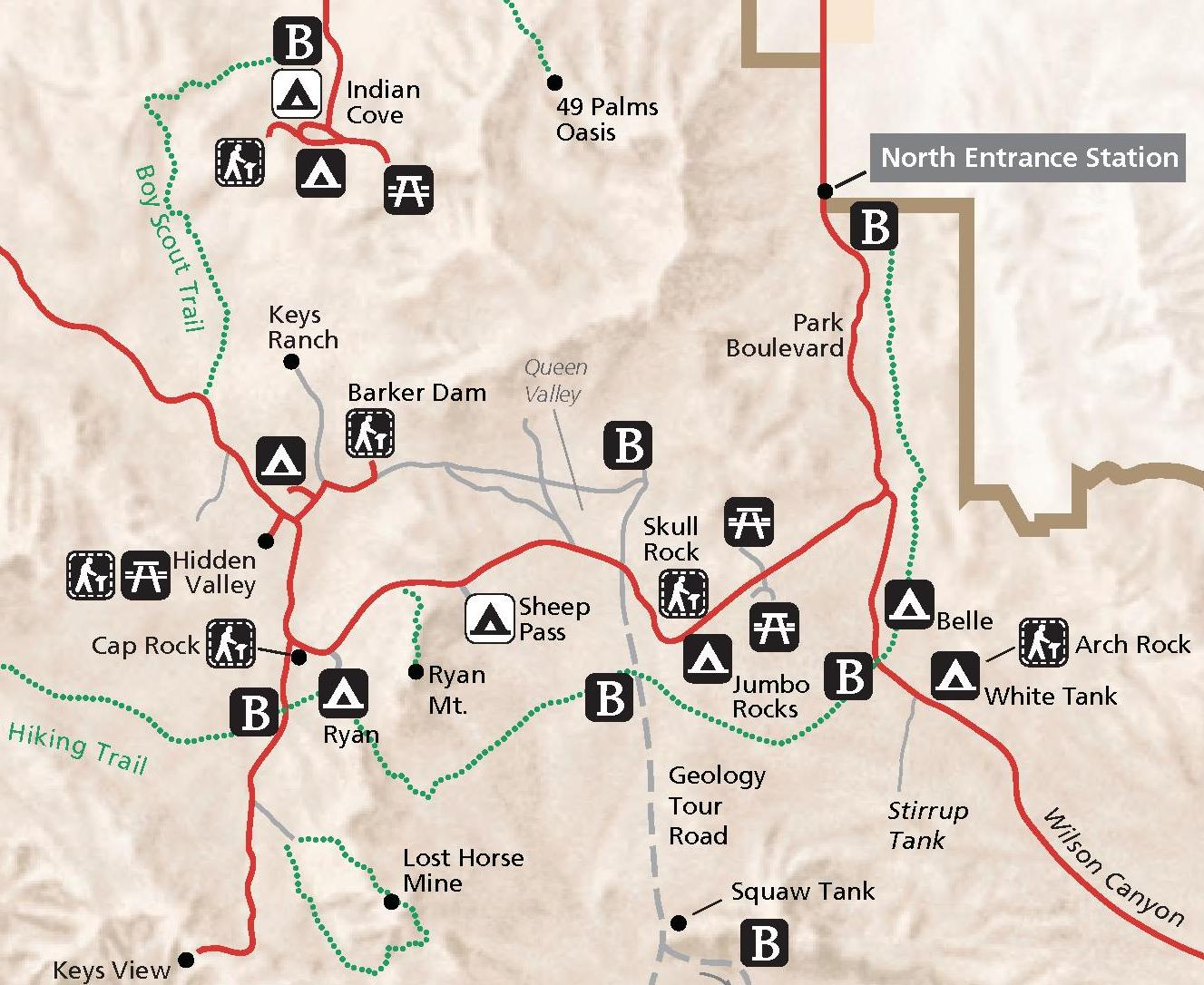 Printable Map Of Joshua Tree National Park Printable - vrogue.co