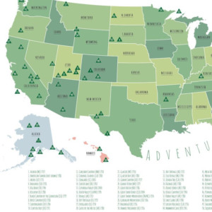 Printable US National Parks Map | Printable Map of The United States