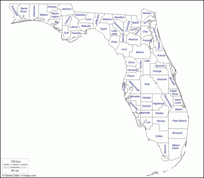 High Resolution Printable Florida County Map – Printable Map of The ...