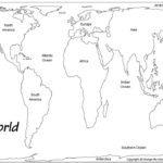 Continents Outline Map Printable | Printable Map of The United States