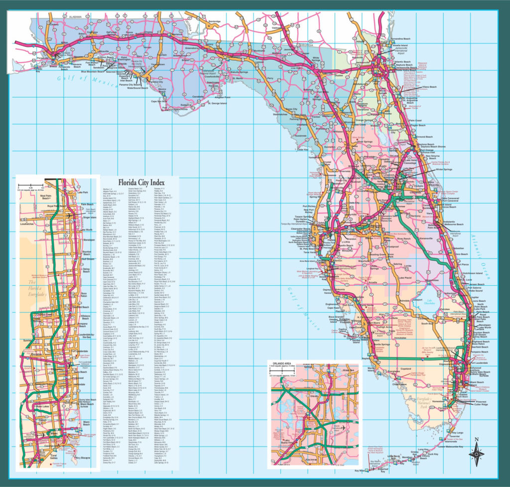 6 Best Florida State Map Printable Printablee Printable Map Of The