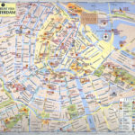 Amsterdam City Map Tourist Oppidan Library