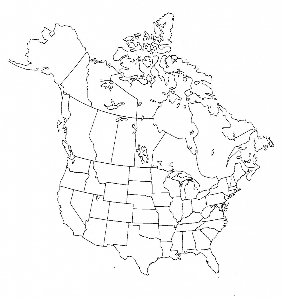 List 100+ Pictures Blank Map Of The United States And Canada Stunning
