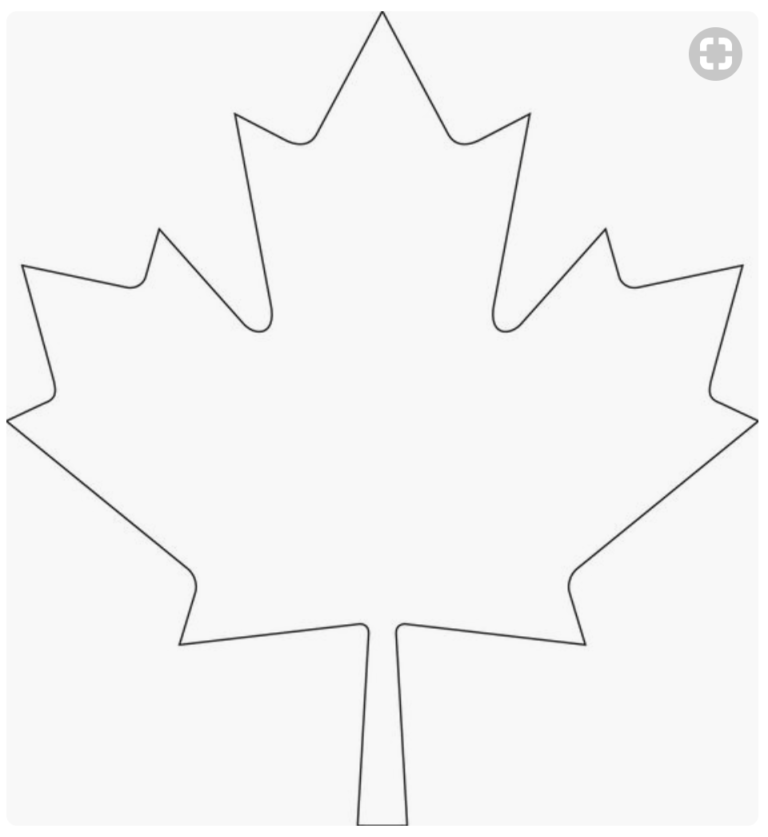 Canada Maple Leaf Template Printable Map Of The United States