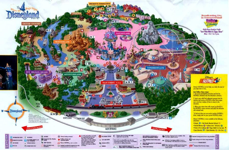 Disneyland Maps | Printable Map of The United States