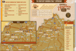 KY Bourbon Trail Map With Images Bourbon Trail – Printable Map of The ...