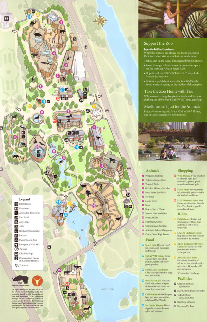 Lincoln Park Zoo Map – Printable Map of The United States