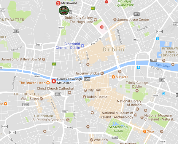 Map Of Dublin City Centre Maps For You 