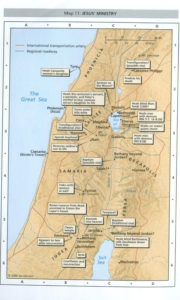 Map Of Jesus Ministry Bible Mapping Bible Study Topics – Printable Map ...