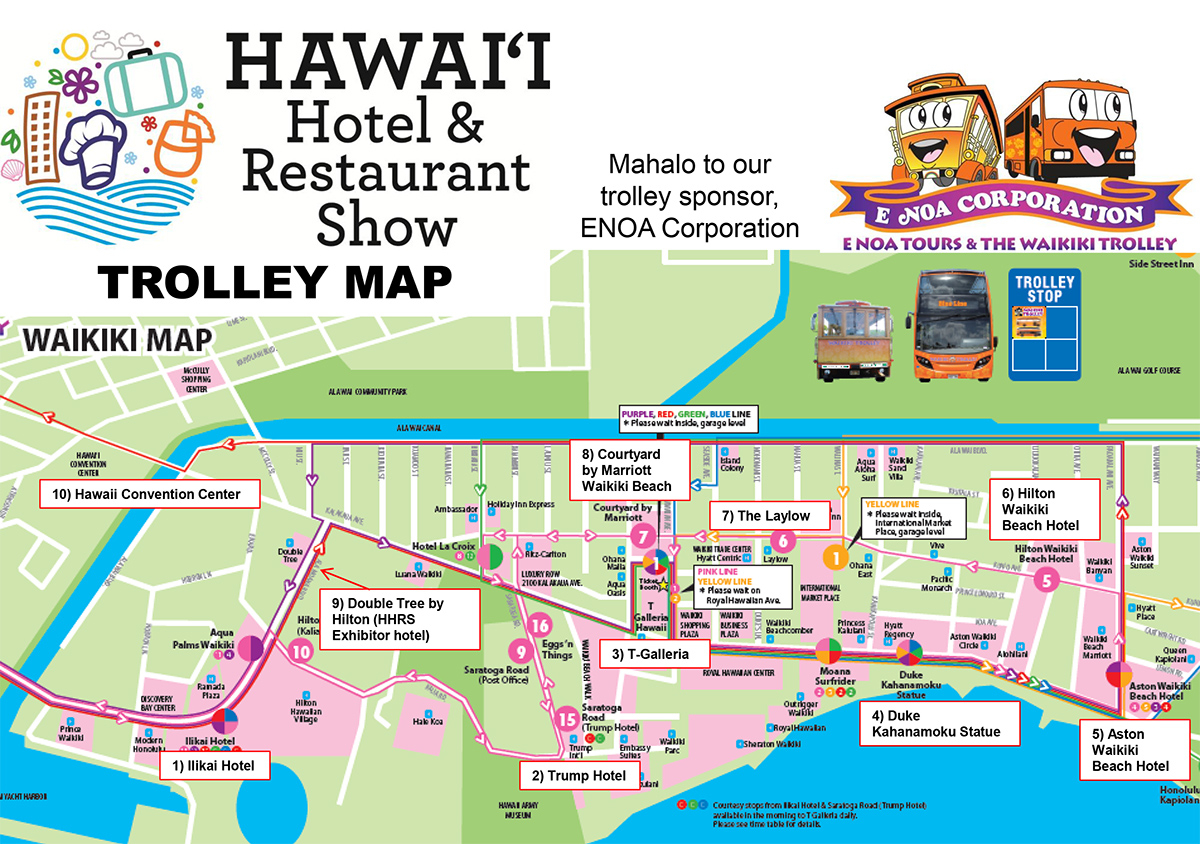 Printable Map Of Waikiki - Customize and Print