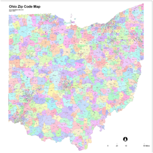 Printable ZIP Code Maps Free Download Printable Map Of The United States   Ohio Zip Code Maps Free Ohio Zip Code Maps 300x300 