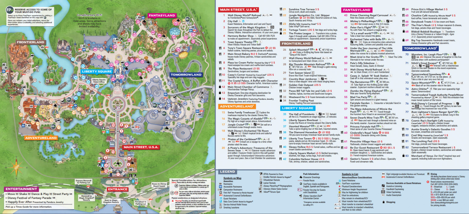 Printable Disney Springs Map PrintAll | Printable Map of The United States