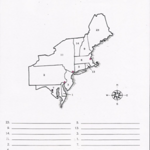 Blank Map Of Northeast States Northeastern Us Maps | Printable Map of ...