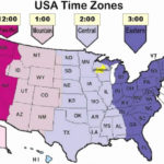 Printable Us Time Zone Map 