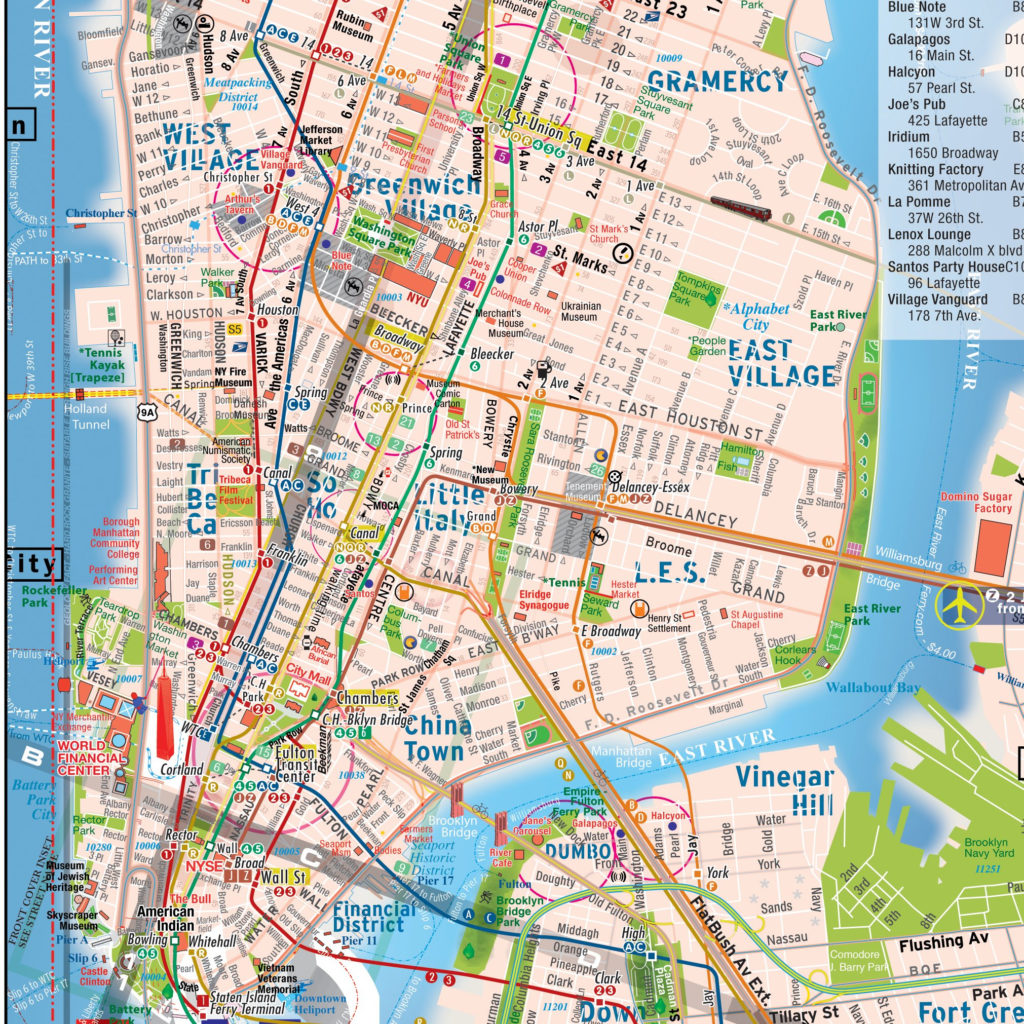 Printable New York Subway Map With Streets Printable Map of The