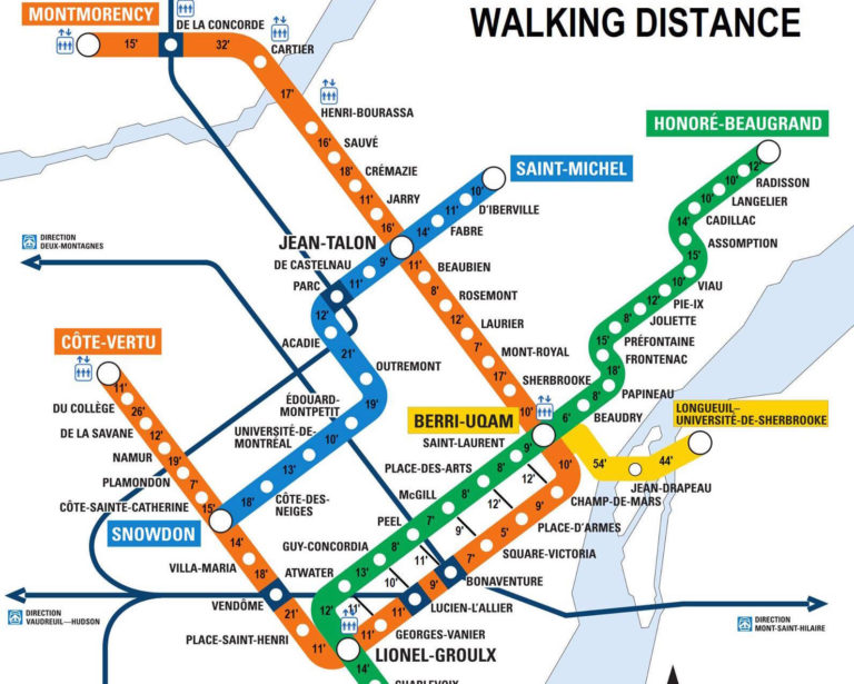 The Montreal Walking Distance Metro Map MTL Blog – Printable Map of The ...