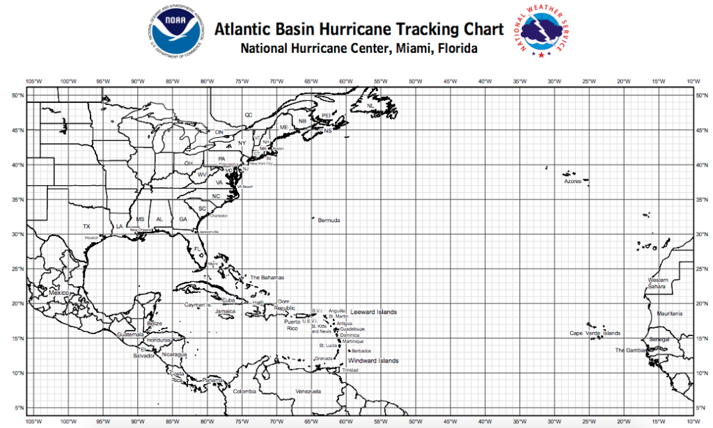 Tropical Cyclone Tracking Chart Wikipedia – Printable Map of The United ...