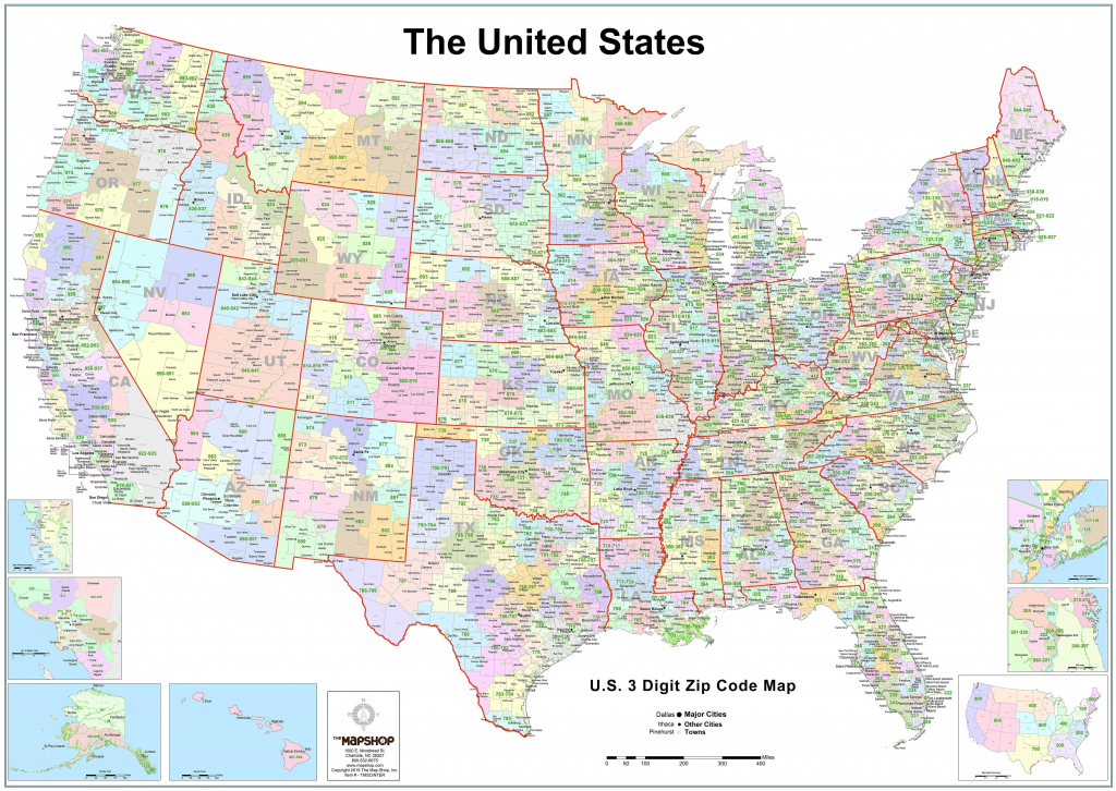 Printable Zip Code Maps Printable Map Of The United States 5620