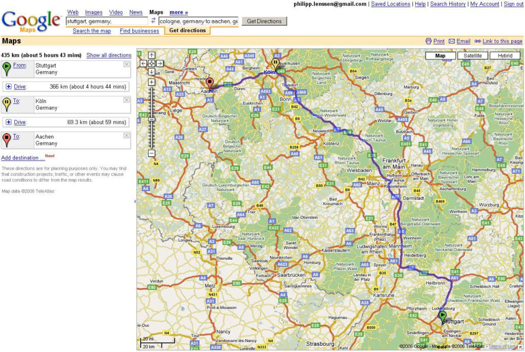 Google Maps Driving Directions 1024x687 