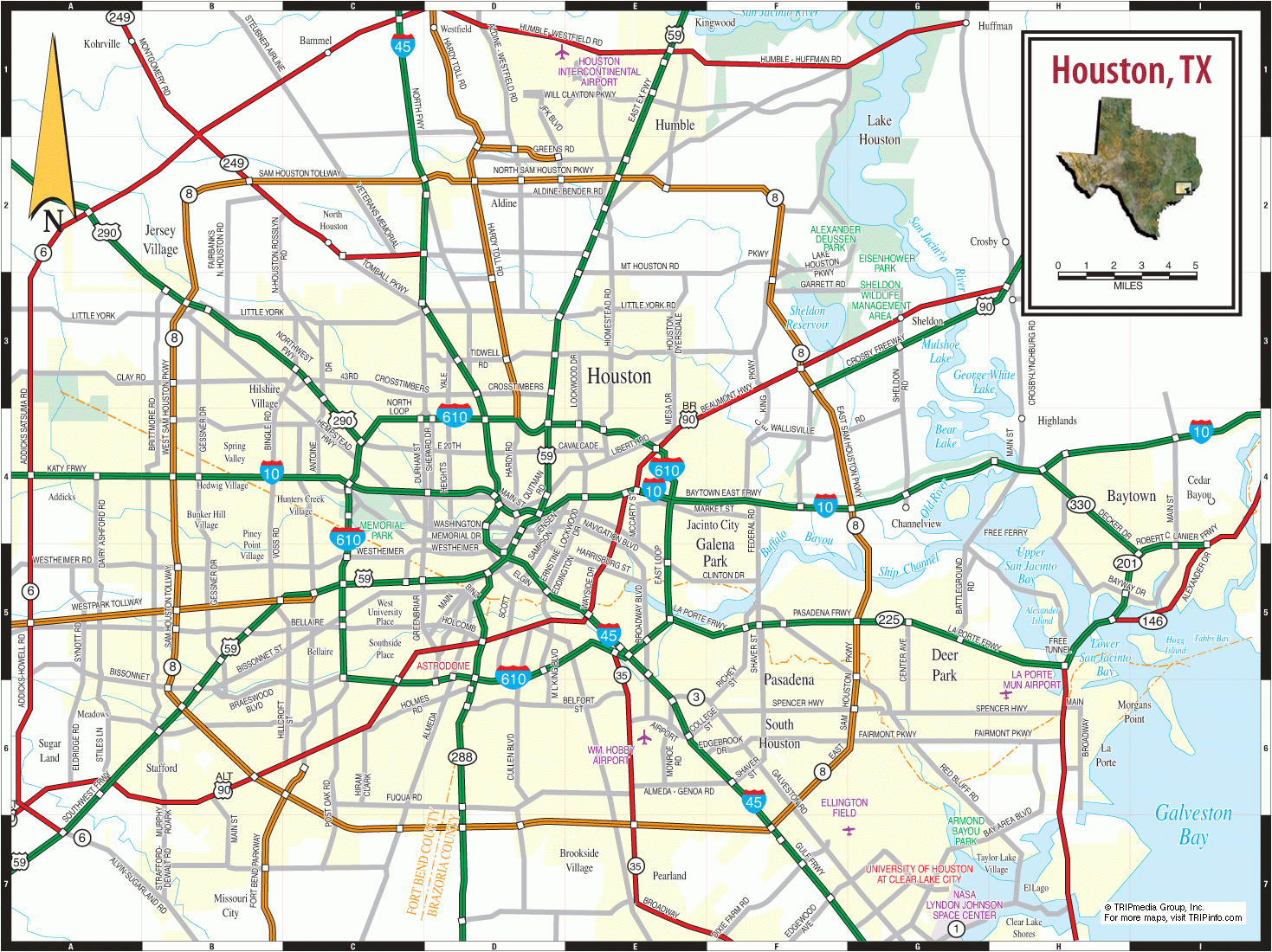 Houston Texas Map Google