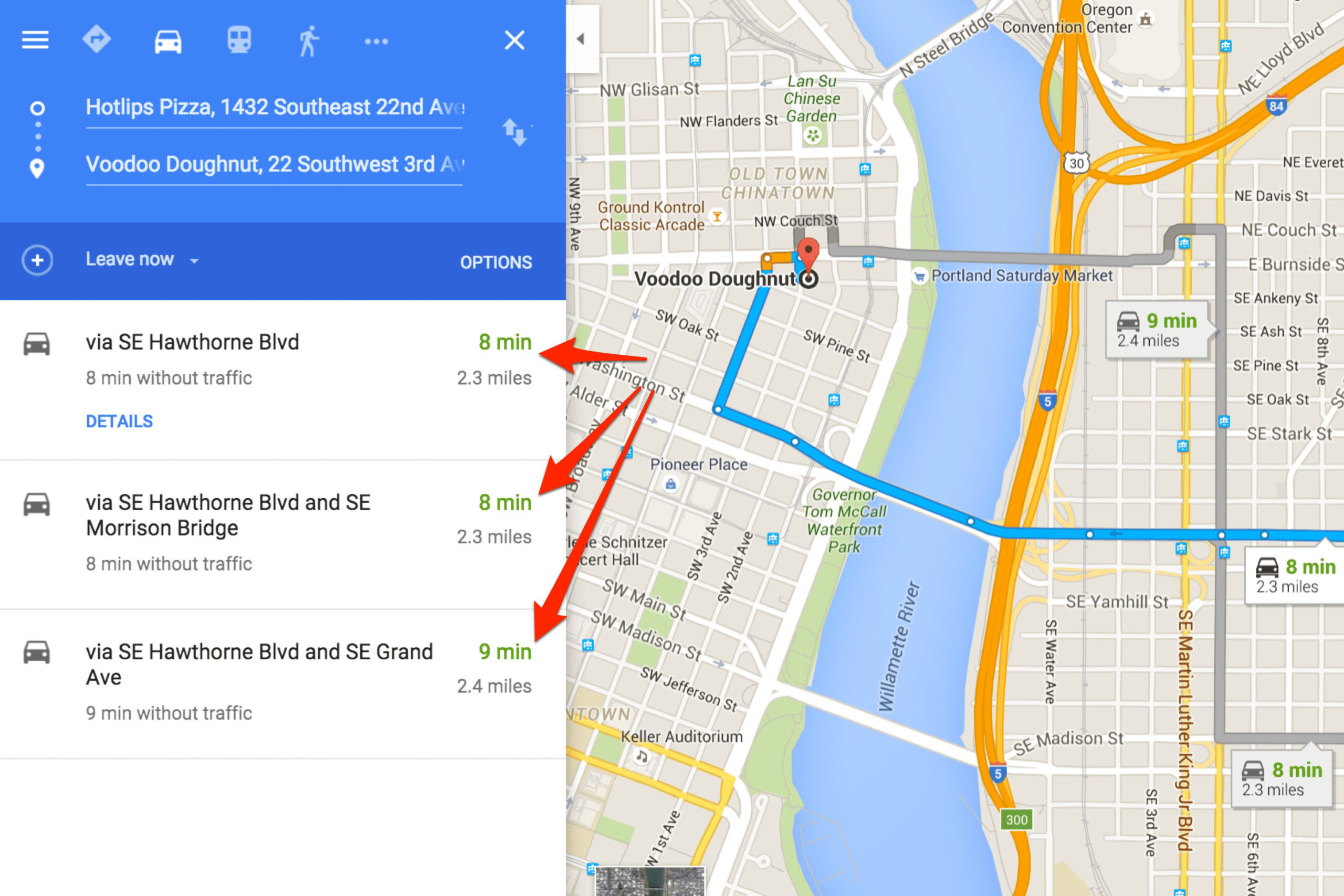 How To Get Driving Directions And More From Google Maps Printable Map 