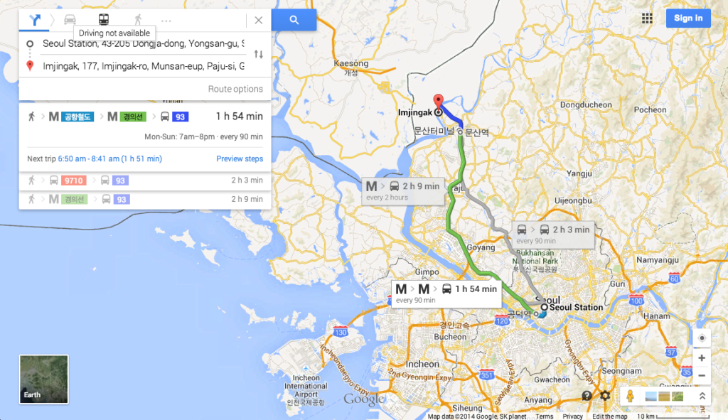 North Korea Driving Instructions Come To Google Maps