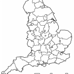 Blank Map Of England Print Color Fun