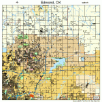 Edmond Oklahoma Street Map 4023200