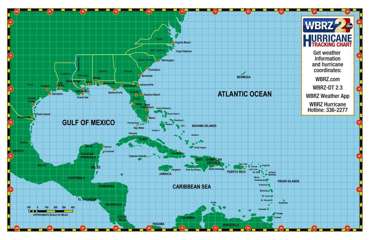 How To Use A Hurricane Tracking Chart Printable 