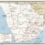 Large Detailed Political Map Of South Africa With Roads