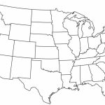 Map Of United States Without State Names Printable Free