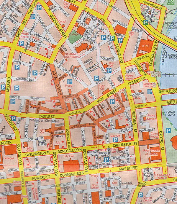 Maps Of Belfast Northern Ireland Free Printable Maps