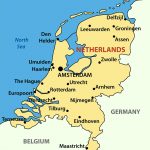 Netherlands City Map Map Of Netherlands Cities Western