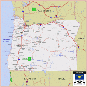 Oregon State Road Map Printable – Printable Map of The United States