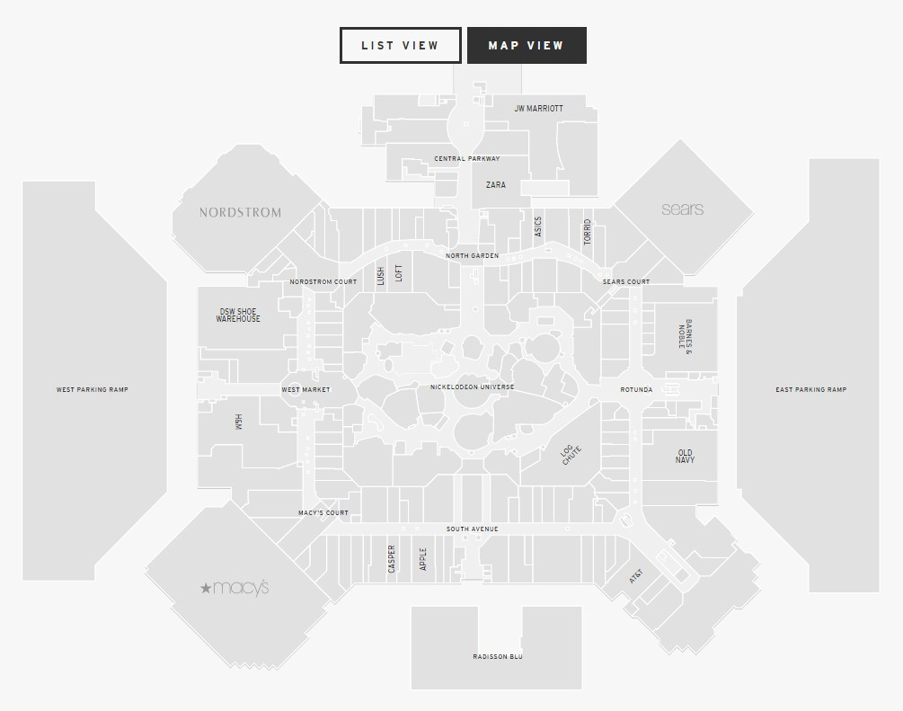 Outlet Centre In Bloomington MN Mall Of America 505 