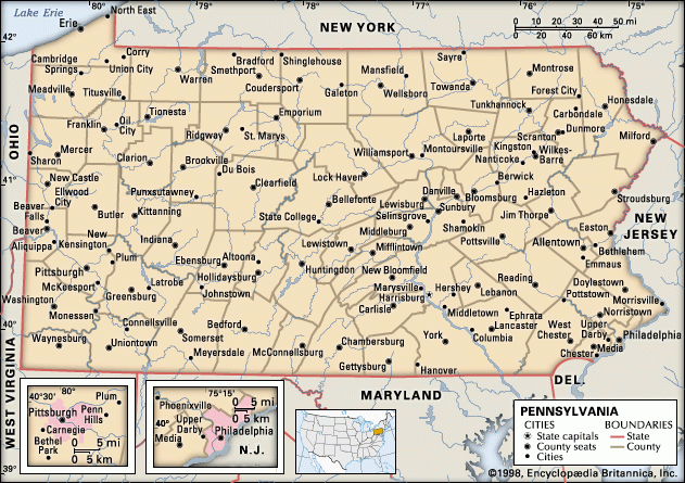 Pennsylvania Cities Students Britannica Kids 