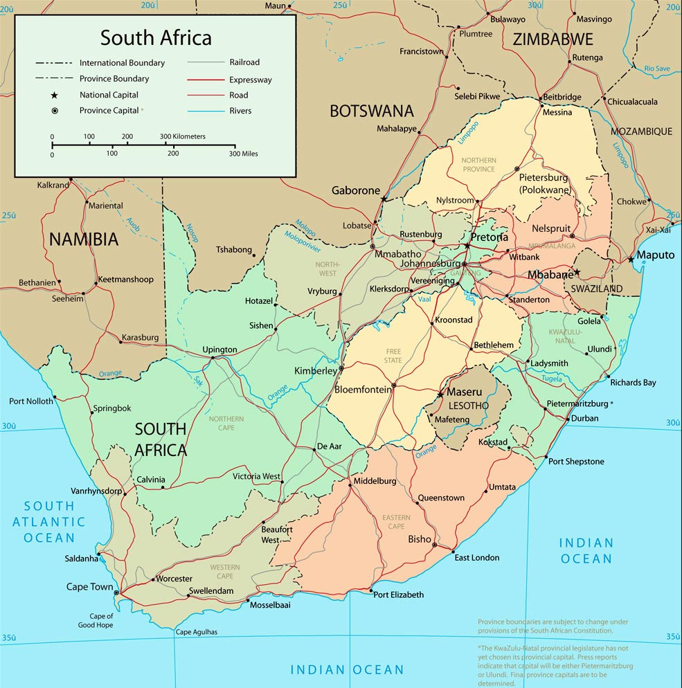 South Africa Maps Printable Maps Of South Africa For 