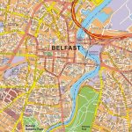 Stadtplan Von Belfast Detaillierte Gedruckte Karten Von