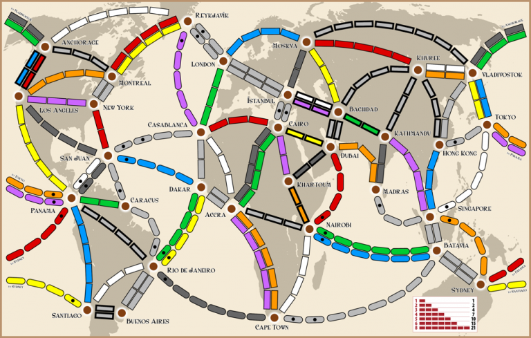 Ticket To Ride Map Design Contest Here There And