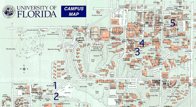 UF Campus Map