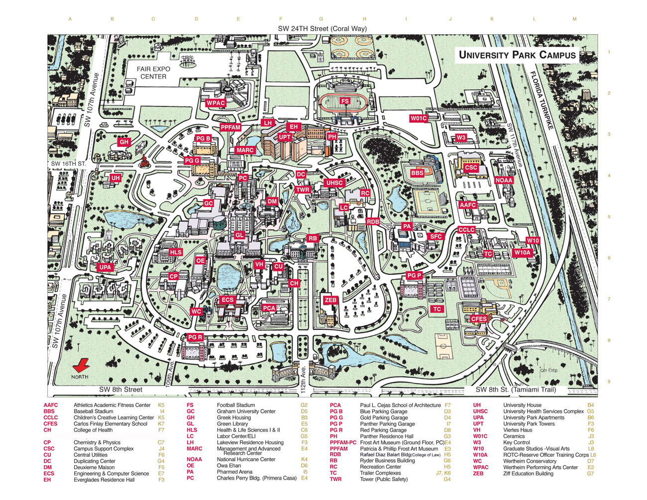 University Of Florida Campus Map Smeka