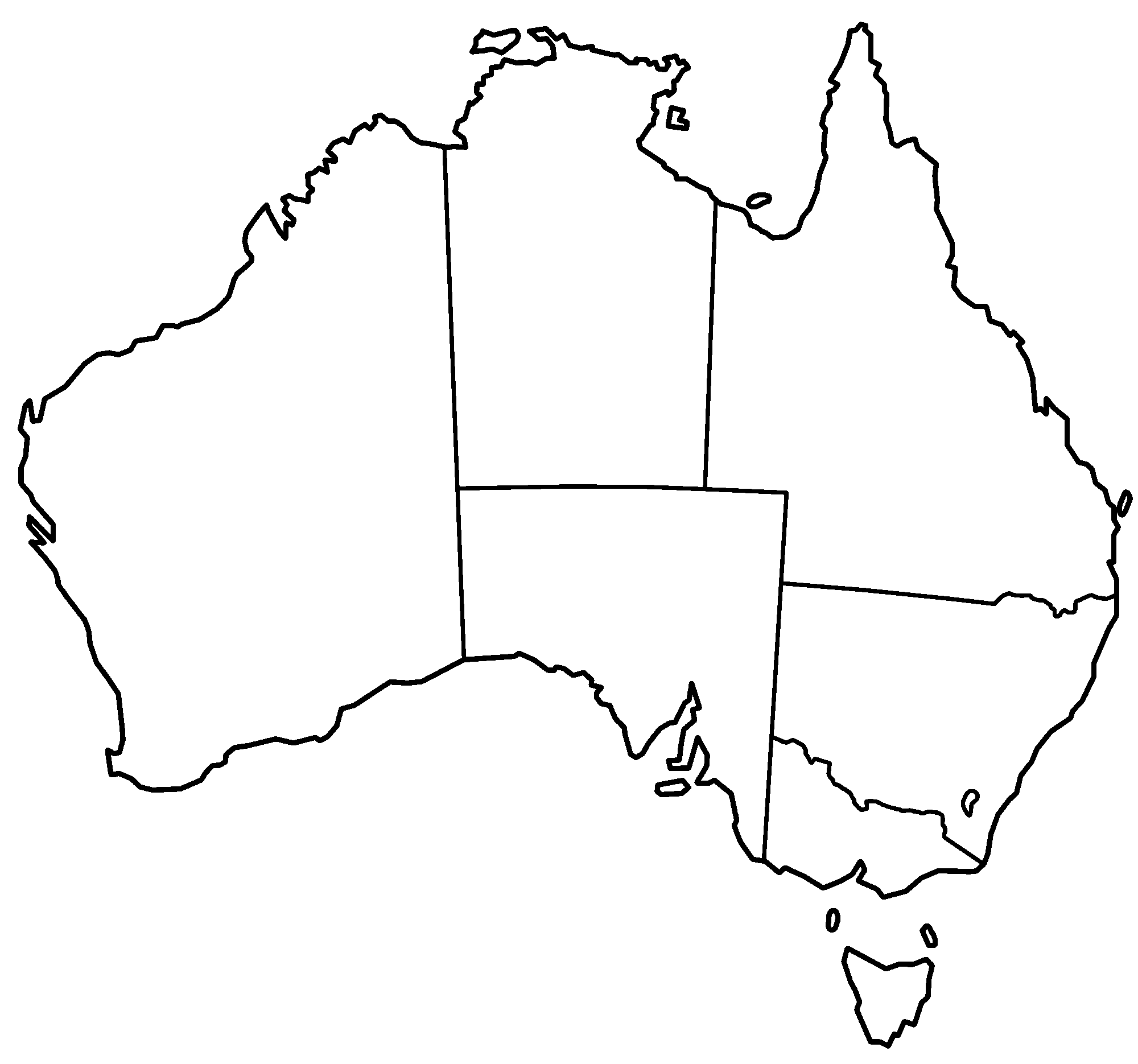 Vbmap Australia Map Australia For Kids Australia 