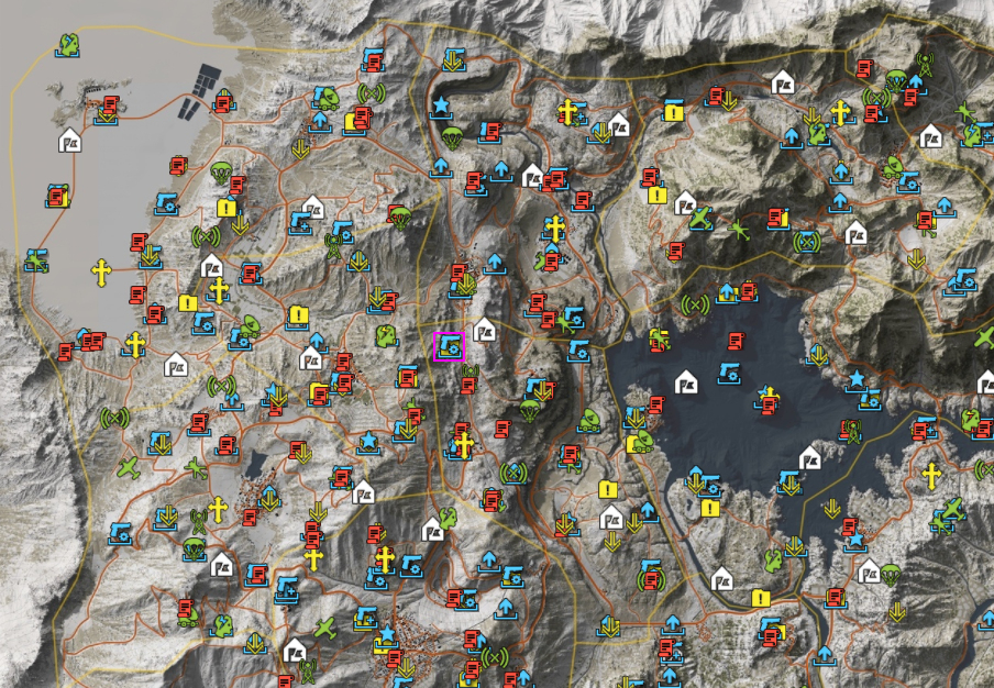 Wildlands interactivemap2 Ghost Recon Net