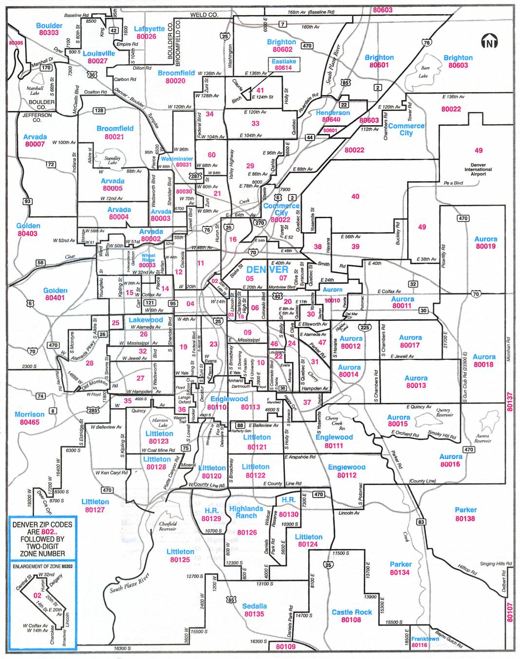 Denver Zip Code Map Printable Porn Sex Picture