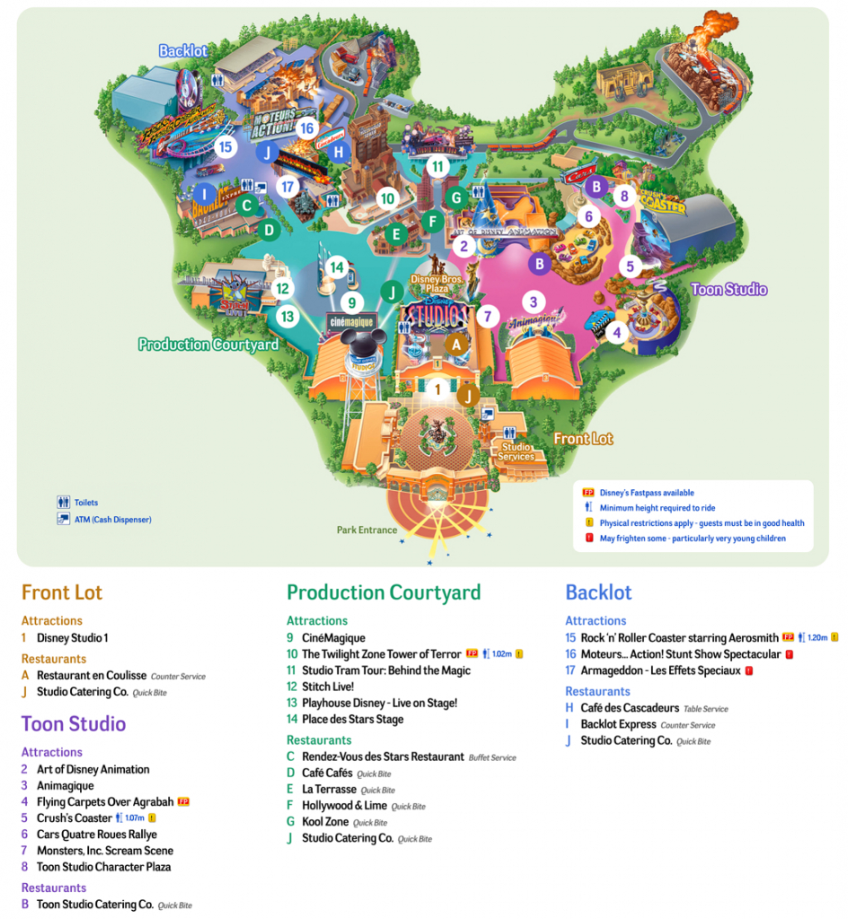 Disneyland Paris Map Printable Printable Maps