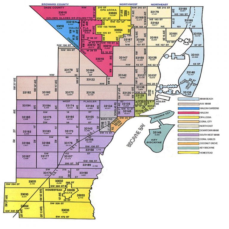 map of dade county zip codes        <h3 class=