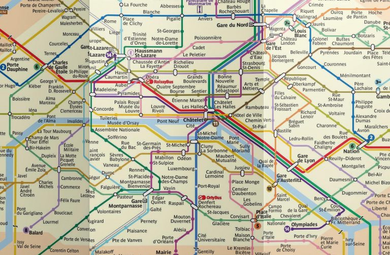 Printable Paris Metro Map Pdf | Printable Map of The United States