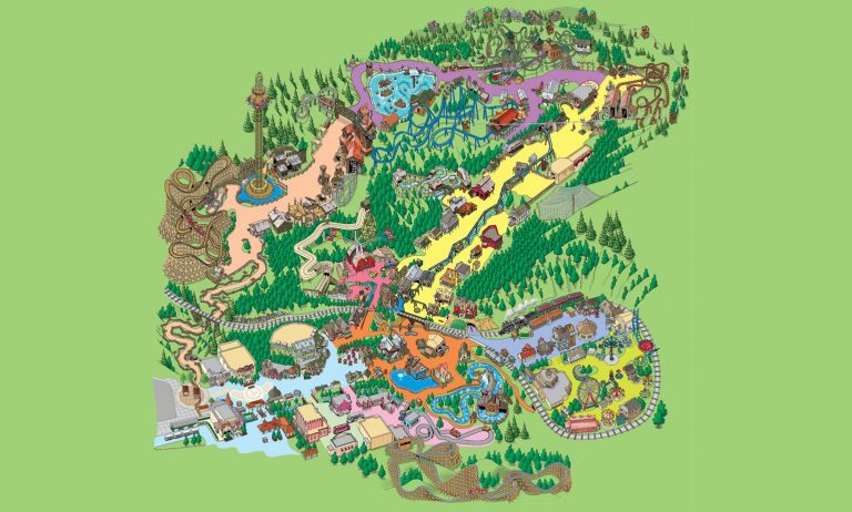 Theme Park Map Theme Park Map Dollywood Park Dollywood